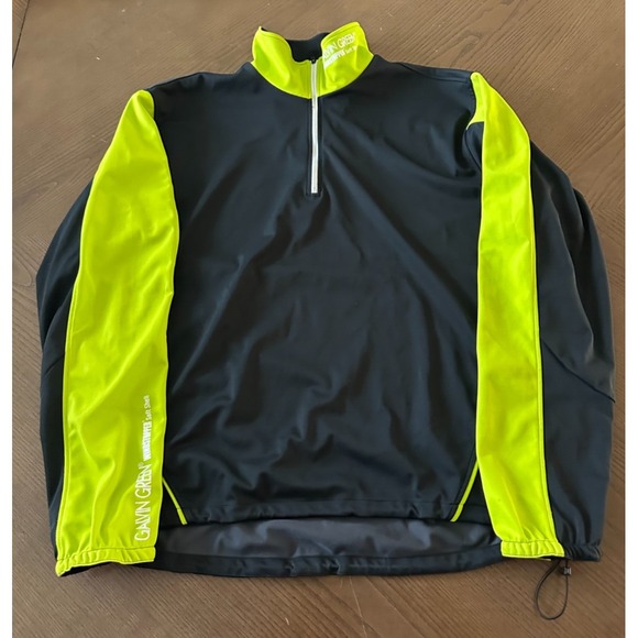 Galvin Green Other - Galvin Green Mens L Black/Lime 1/4 Zip Pullover Windstopper Golf Jacket Pullover